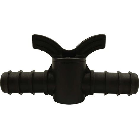 Lot de 2 vannes papillon 16 mm pour irrigation