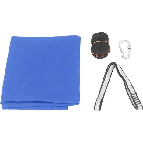 Filet sensoriel pour enfants, 2,8 m de long, facile à monter, élastique, sûr et durable, pour les chambres, l'exercice et les activités de plein air, bleu, 1 m de large, 2,8 m de long. (1/5)