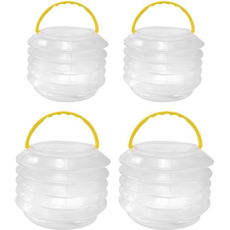 Seau pliable pour laver les pinceaux, lave-pinceaux en plastique, lot de 4, portable (1/5)