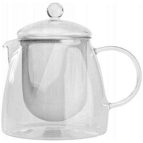 Hario Leaf Tetera transparente 700 ml infusión perfecta (1/3)