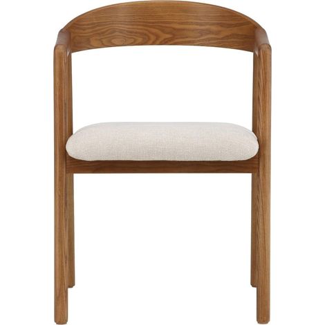 Långön chaise de salle à manger accoudoirs naturel. (1/5)
