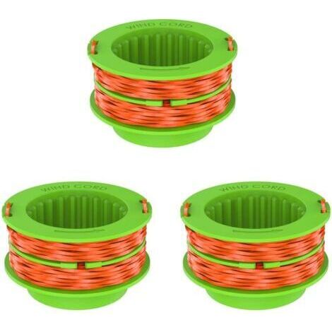 Schneidfaden-Set für EGO Power + AS1300 Trimmer, 3-teilige Ersatzspule für Ego 15 ST1500/ST1500-S Trimmer (1/5)