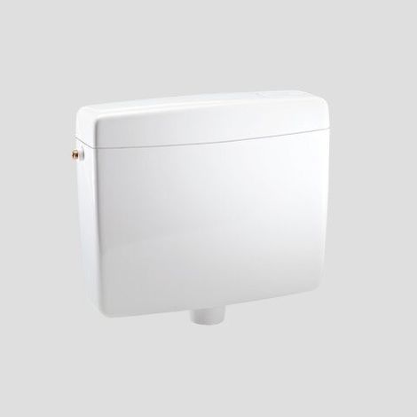 Sanit Nova citerne 91A00010099 6 - 9 L, blanc , avec vanne d&39angle (1/2)