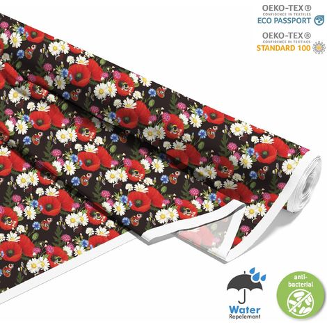 TISSUS DÉCORATIFS D'EXTÉRIEUR OXFORD - Motif Prairie fleurie I DX500 (1/5)