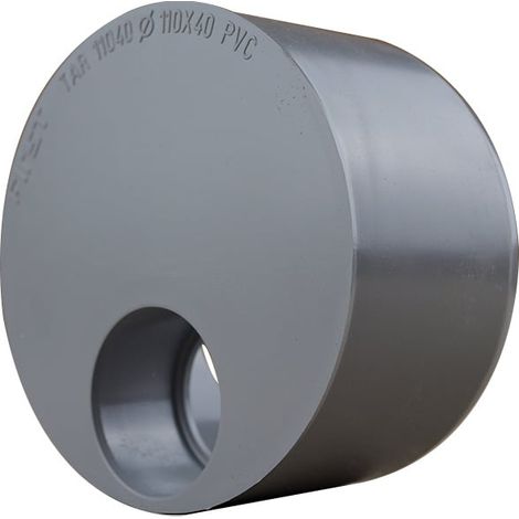 First Plast – Raccord d'évacuation PVC Mâle Femelle 110/40 – Tampon de réduction pour évacuation des eaux – Taux d'expansion supérieur à 800%