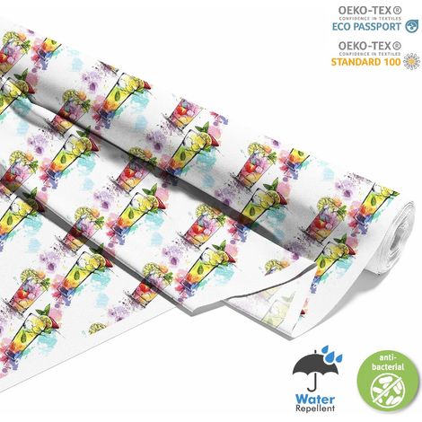 TISSUS DÉCORATIFS D'EXTÉRIEUR OXFORD - Motif Cocktail DX8478 (1/5)