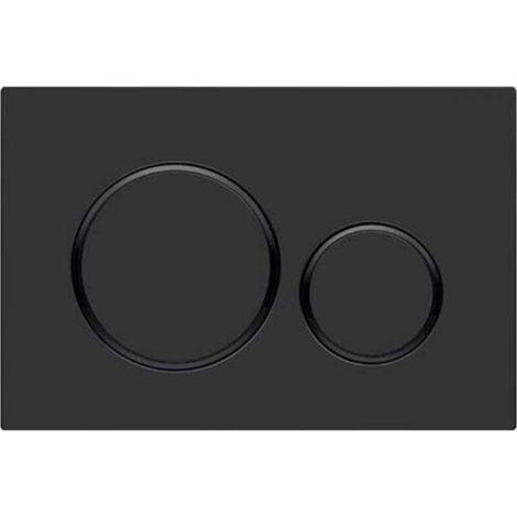 Applies to Geberit Sigma20 - Flush plate, matt black/black (115.882.16.1) MUMU (1/3)