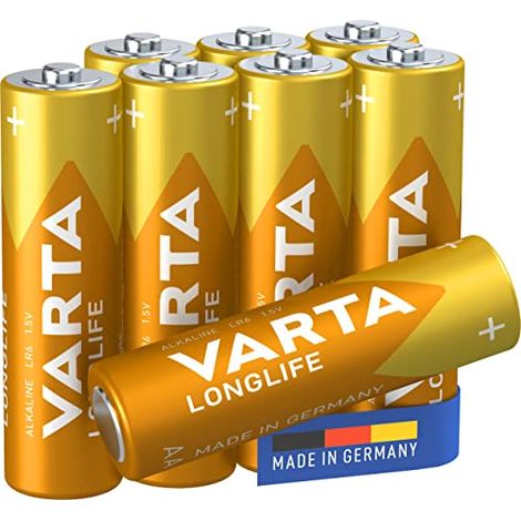 Varta Piles Aa Longlife (x8) énergie Durable Pour Appareils Du Quotidien - Varta