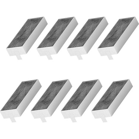 Filtres à charbon actif pour hottes aspirantes Siemens HZ9VRCR0 17004796/Bosch HEZ9VRUD0 17004811/Neff Z821VR0 17004806/ Gaggenau CA282111/ Constructa CCZ9VRCRCR0 170066, lot de 8, 69.UmluluErsatz (1/5)