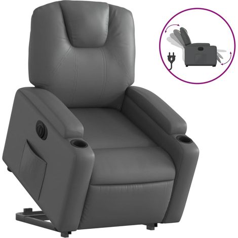 Maison Exclusive - Relaxsessel mit Aufstehhilfe Elektrisch Grau K