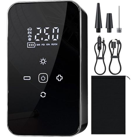 Pompe à Air à Batterie - Compresseur d'air portable à écran tactile - (1/5)