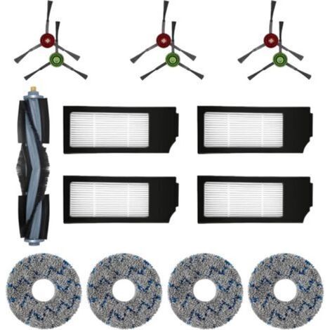 Replacement Filter, Brush, Cloth Accessory Set for Ecovacs DEEBOT T20 Omni T10 Omni DEEBOT X1 Omni X1 Turbo X1 Plus Robot Vacuum Cleaner (15 Pieces) (1/5)