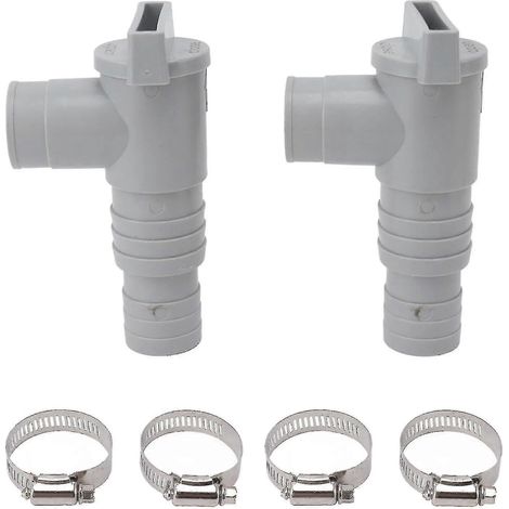Vanne d'arrêt Intex Bestway PoolSun pour raccords de tuyau de 32 mm - Accessoires d'entretien de piscine Yvan (1/5)