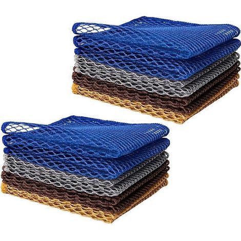 1 à 5 pièces de torchons de nettoyage en maille. multifonctionnels. pour la vaisselle. réutilisables et antiadhésifs. Nettoyants anti-graisses. (1/4)