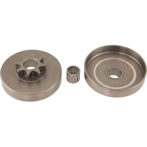 Pignon étoile 3/8 - 8 Dents Adaptable Pour Tronçonneuse Oleo-mac Modèles 260, 261, 271, 272, 280, 281, 284, 400, 460, 482, 484