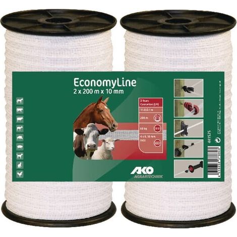 Nastro recinz. 10 mm x 200 mt. AKO 441525