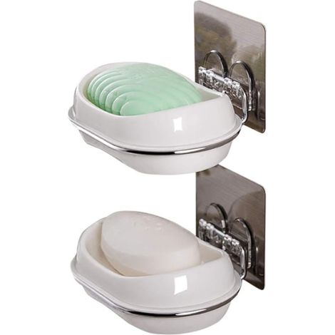 Seifenablagehalter mit Saugnapf Abfluss Toilettenablagen