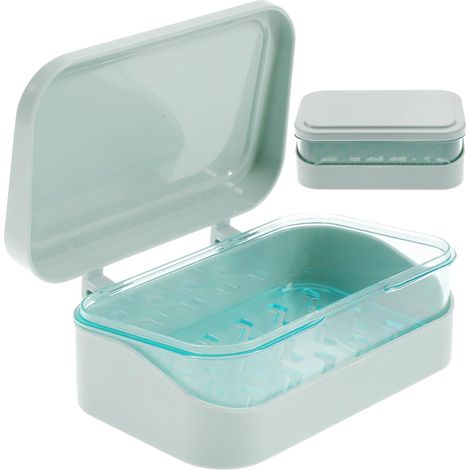 Dish Drainer for Bar Soap Plastic Box Portable Case for (1/5)