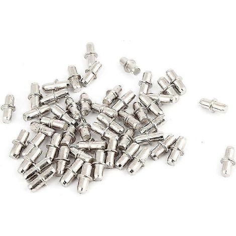 Supports de fixation pour étagères et coffres de meubles, chevilles de 5 mm, lot de 50 (1/3)