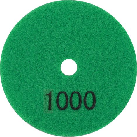 Disque de polissage diamanté rond de 3 pouces pour granit et marbre, outil de polissage humide (1000)