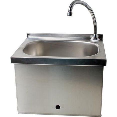 Bassin hydgienique en acier inox detecteur de commande sans mouvement secteur ou piles WM03