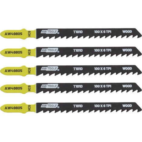 AWTOOLS BRZESZCZOT DO WYRZYNARKI 100mm T101D /5szt. /DREWNO