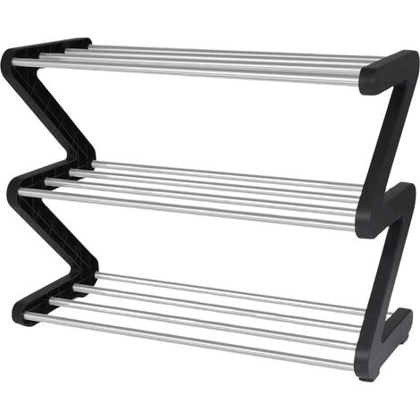 Etagere A Chaussures - 3 Etages - 45 x 19 x 35 cm - Pour Entree Placard Couloir - 1 Unite (1/5)