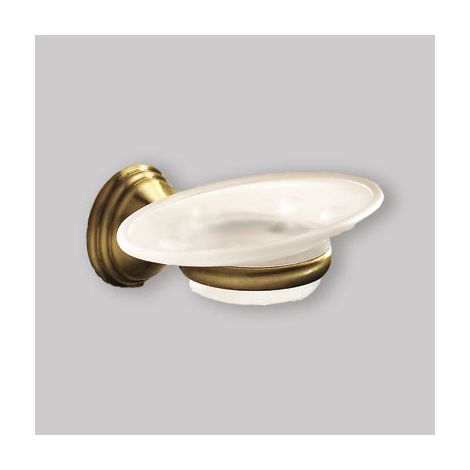 PORTASAPONE ROMANCE - Ottone Bronzato-Vetro (1/5)