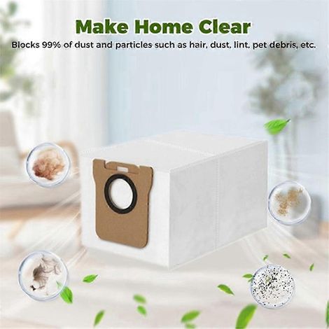 Sac à poussière compatible avec l'aspirateur P20 PRO - Pièce de rechange - Sac à poussière grande capacité pour le nettoyage domestique - SZRH AM