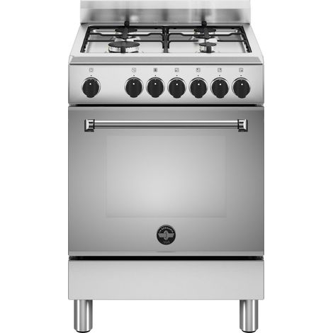 Bertazzoni La Germania Americana AMN664EXV/24 cucina Elettrico Gas Acciaio inox A (1/3)
