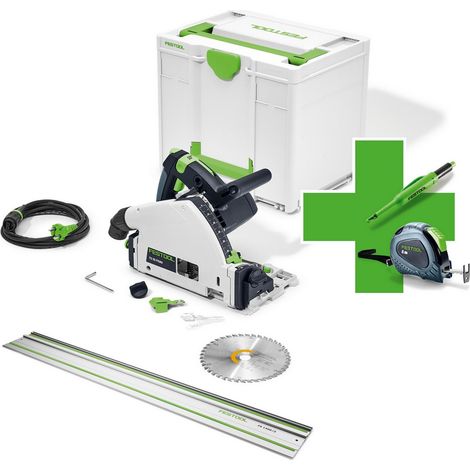 Festool Tauchsäge TS 55 FEBQ-Plus Fan Edition +FS1400 Maßband Pica Stift Limited (1/5)