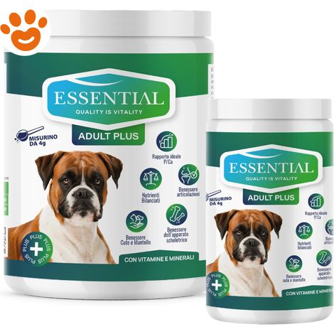 Chemi Vit Essential Dog Adult Plus - Confezione 650 Gr -