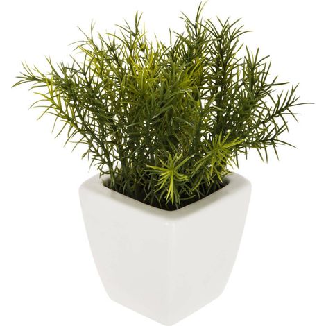 Pianta artificiale in ceramica H16cm - Modello a - Atmosphera créateur d'intérieur