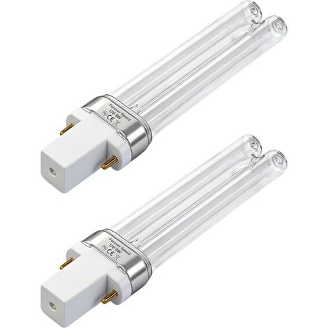 Lampe UVC de rechange Tube de remplacement Tube UV pour appareil UVC G23 9 Watt 2 pièces (1/5)
