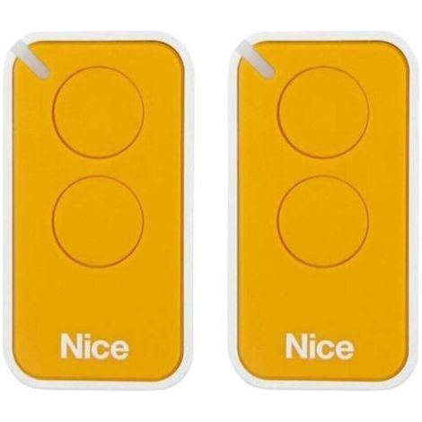 Nice Émetteur Era Inti, 2 Canaux 2pcs Jaune