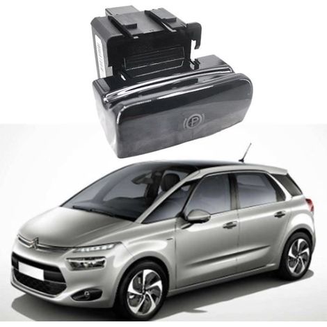 pour Peugeot Citroen C4 Picasso Frein de Stationnement DS4 C4 ÉLectronique Frein à Main Interrupteur de Frein à Main 470702 Noir-Ywey (1/4)