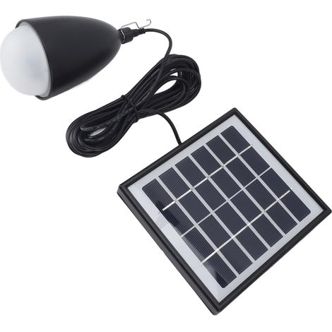 Ampoules Solaires pour Poulailler, Lampe Solaire LED D'extérieur, Lampe Portable Rechargeable à énergie Solaire pour Tente Camping Randonnée (1/5)