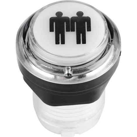 Kit de 2 boutons de démarrage lumineux LED pour joueurs 1P et 2P à monter soi-même pour jeu d'arcade