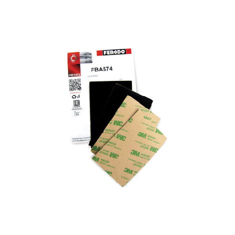 Feuilles anti-bruit "Shim" pour plaquette Ferodo