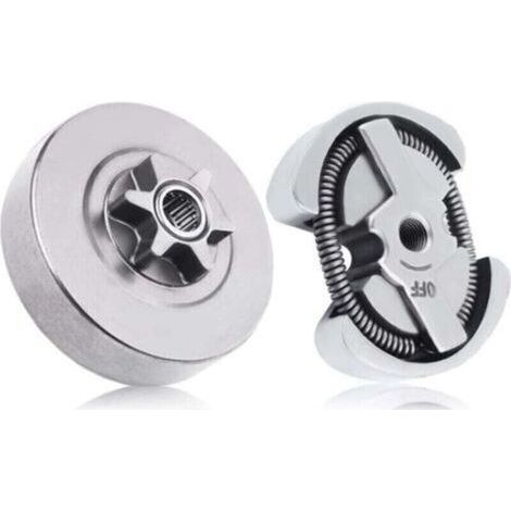 Kit de montage de tambour d'embrayage 3/8-6T pour Husqvarna 120 36 41 136 137 141 , XU,142 235 235E 240 236 Jonsered 2035 2036 2040 2041 Partner 350 351 Chaîne scie 53000 47061 - (1/5)