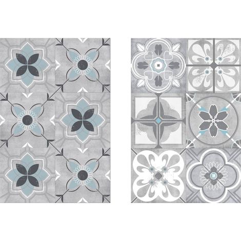 Sticker carrelage effet ciment - Atmosphera créateur d'intérieur