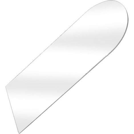Miroir Mural sans Distorsion, Design Simple et Élégant en Acrylique Irrégulier pour Maquillage Facile à Suspendre pour Décoration Intérieure ou Bureau (1/5)