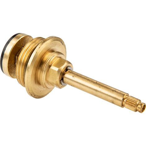 tecuro Ventil Oberteil 1 Zoll, für Unterputz-Ventile - Messing blank