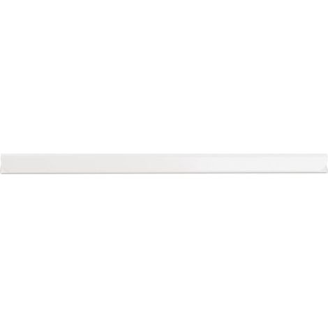 Pack of 10 Universal DIN A4 Clamping Rails, White PVC, 10 mm, for Office and School (1/3)