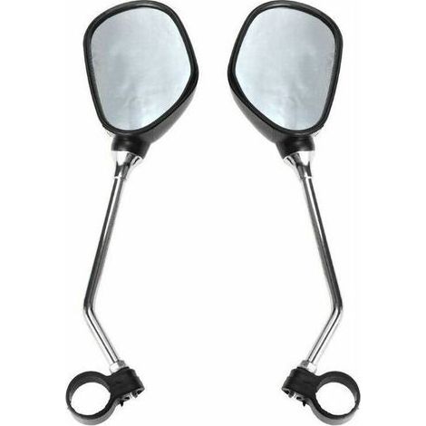 1 Paire Rétroviseur Vélo Guidon Réglable, Miroir de Vélo Incassable (1/3)