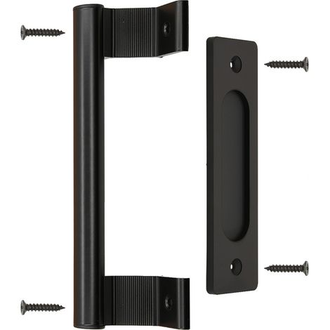 Poignée de porte coulissante 200 mm en alliage d'aluminium, pour balcon, armoire de salle de bain, entrepôt, poignée moderne en métal (1/5)
