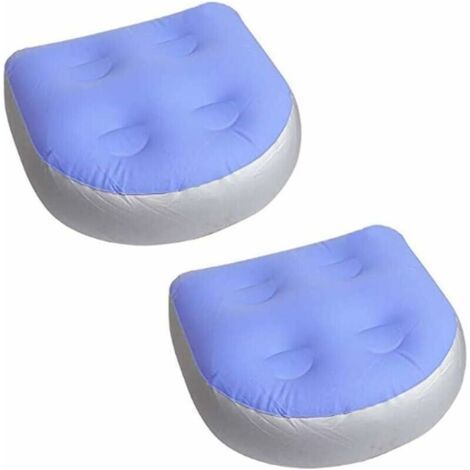 Lot de 2 coussins gonflables gonflables pour spa,et piscines avec 4 ventouses (1/4)