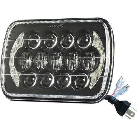 1 Stück Autoscheinwerfer 85W 5x7 Zoll 13 LED H4 Abblendlicht Fernlicht Tagfahrlicht