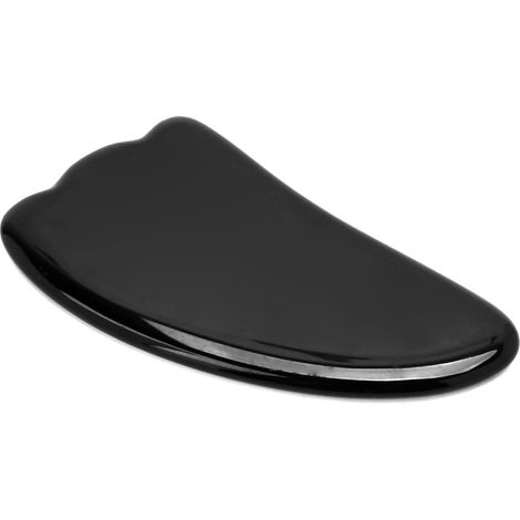 Set de 2 Planches de Gua Sha Portables pour Massage Thérapeutique, Grattoir Corporel Anti-cellulite, Outil de Thérapie des Points de Déclenchement, Soin SPA, Acier Inoxydable (1/5)