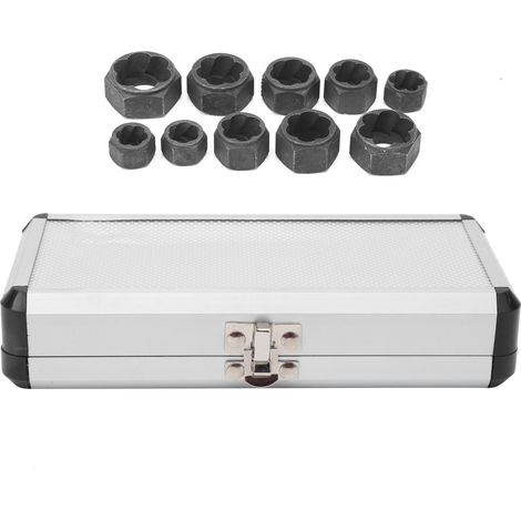 10-teiliges Set Mutternausdreher, Bolzenausdreher, Aluminiumlegierungs-Werkzeugset (1/5)